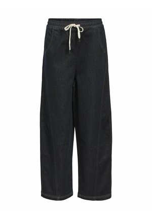 Object Relaxed fit jeans - dark blue denim