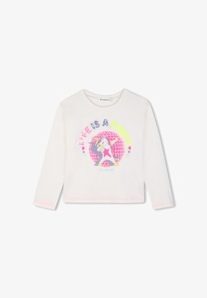 Billieblush, LONG SLEEVE T-SHIRT KID GIRL - T-shirt à manches longues - ivory