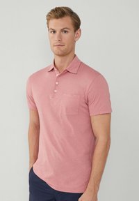 Hackett London GMD POCKET  - Polokošeľa - ash rose pink