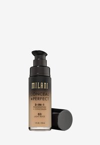 Milani 2-IN-1 FOUNDATION + CONCEALER - Base de maquillaje - light beige
