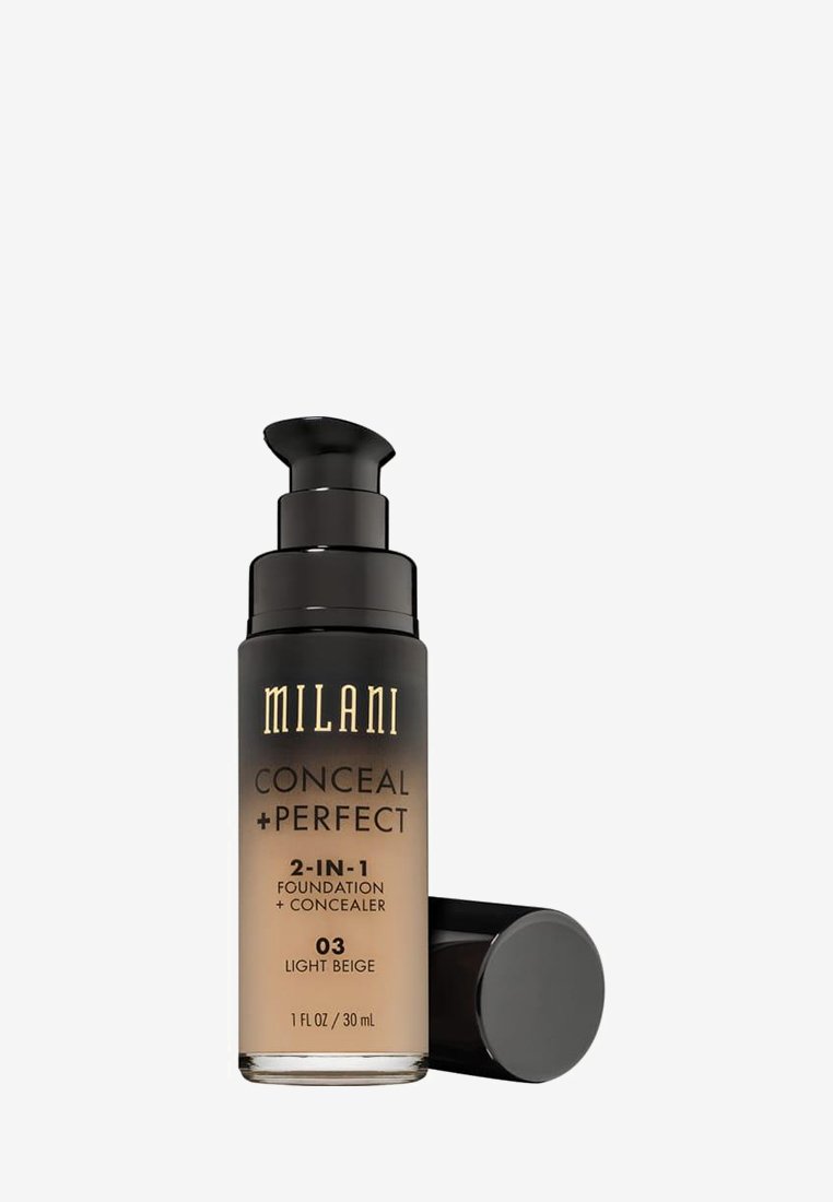 Milani 2-IN-1 FOUNDATION + CONCEALER - Base de maquillaje - light beige