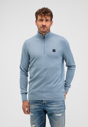 STRUCTURE HALFZIP - Trui - horizon blue