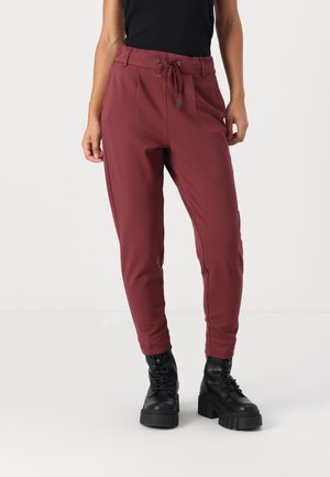Pantalon classique - dark red