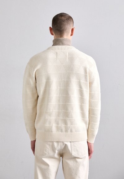 Filling Pieces VARSITY CARDIGAN  - Cardigan - white