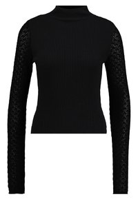 ONLY Stickad tröja - black