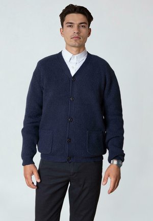 Strickjacke - navy