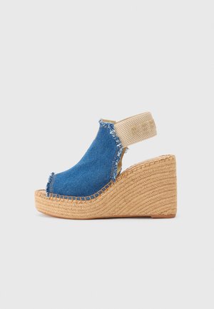 JESS TYNE - Platform sandals - blue