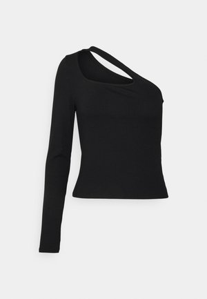 VMALASKA ONE SHOULDER - Maglietta a manica lunga - black