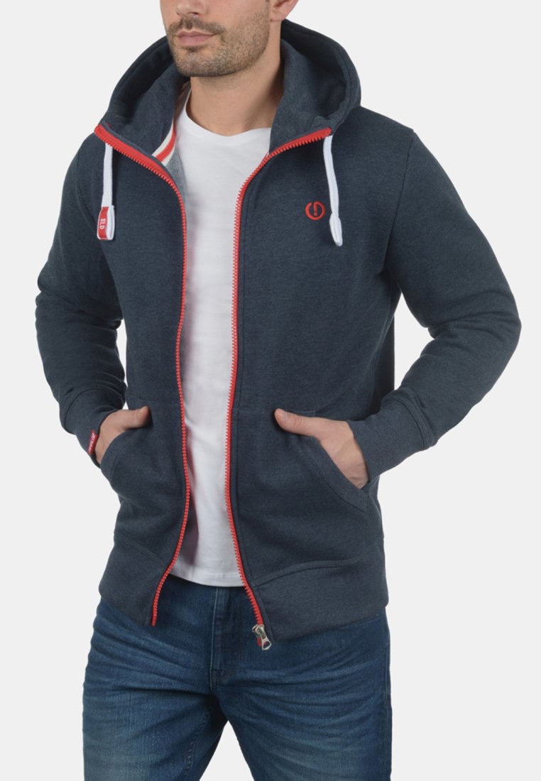 Solid SDBene Zip Hoodie heren sweatjack met capuchon en ritssluiting, zwart (9000), S
