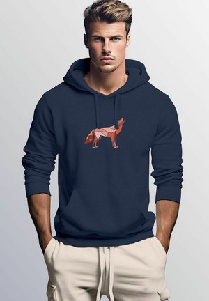 Neverless FASHION STREETSTYLE - Kapuzenpullover - navy