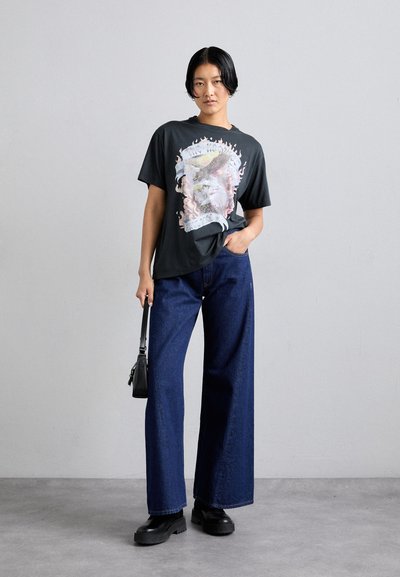 The Kooples Print T-shirt - black washed