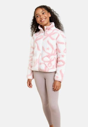 SOFT TOUCH BORG BOW  - Fleecejacke - white pink