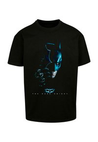 BATMAN THE DARK KNIGHT HEAVY TEE - Nyomott mintás póló - black