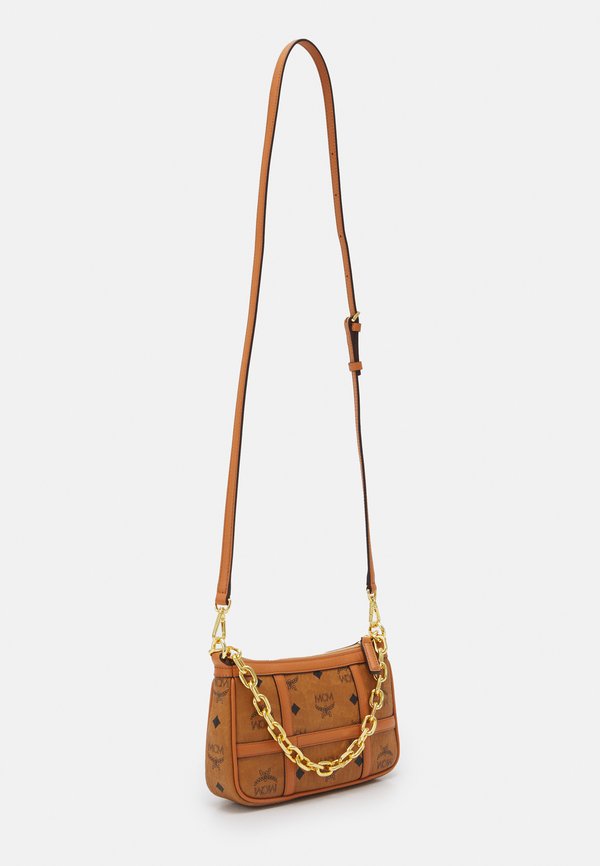 DELMY  - Handbag - cognac4