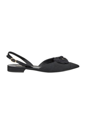 CHANEL, CLOTH BALLET FLATS BLACK - Babies - black