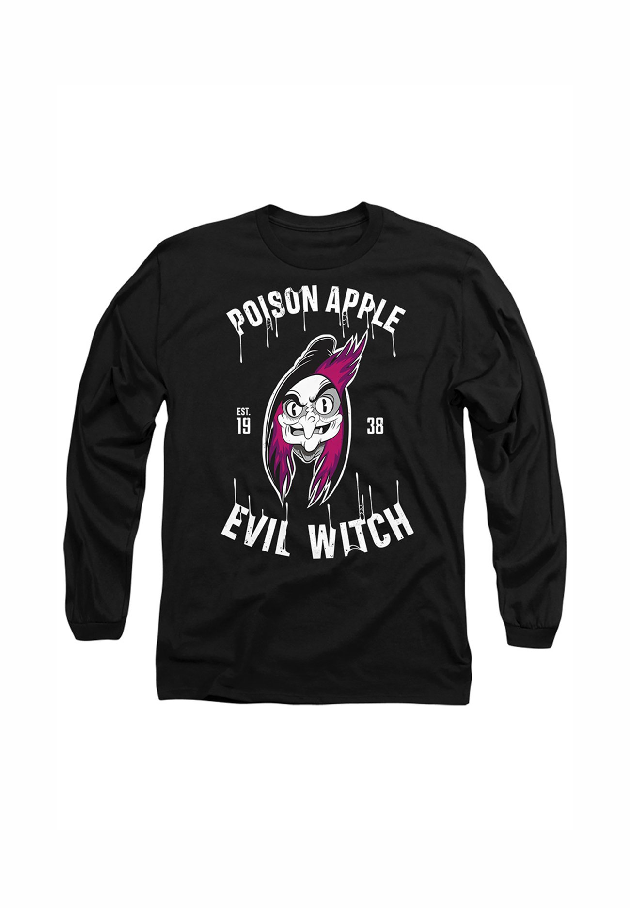 Disney SNOW WHITE POISON APPLE EVIL WITCH Long sleeved top