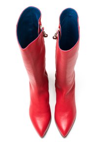 SUÈI WITH RHINESTONE ROOSTER - Stivali alti - red