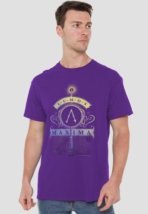 Cotton Soul, HARRY POTTER LUMOS MAXIMA - Print T-shirt - purple