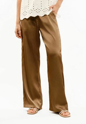 Liberté Essentiel, TIKI WIDE PANTS - Püksid - brown