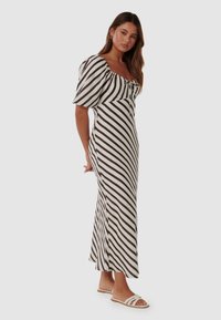 Forever New ANGELA PUFF SLEEVE MIDI - Maxikjole - choc royston