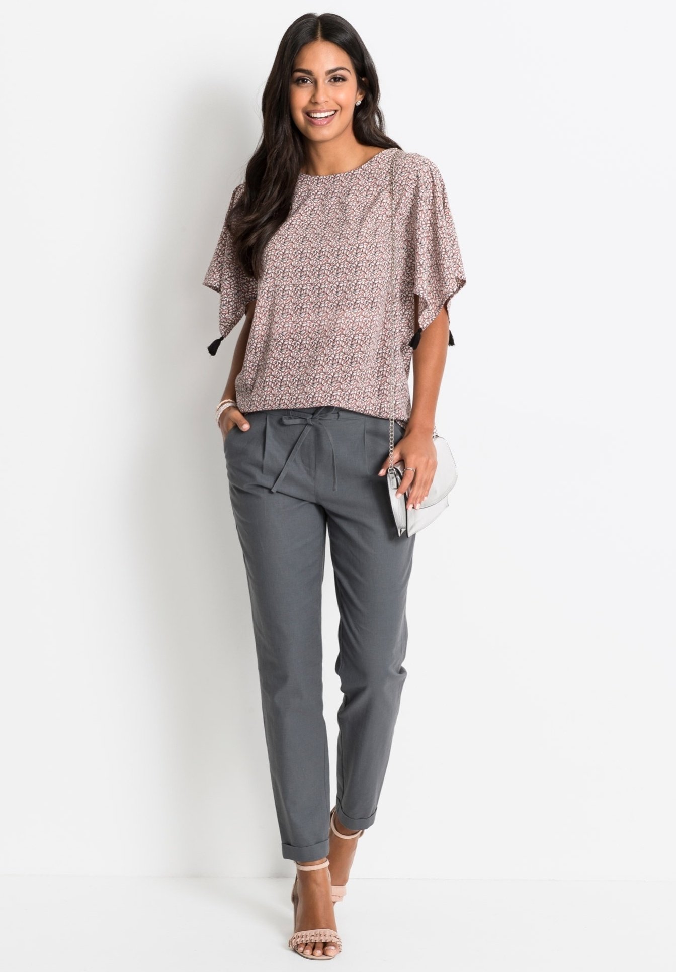 bonprix Pantaloni - grau/grigio - Zalando.it