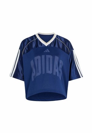 adidas Sportswear, STADIUM MESH - Camiseta estampada - dark blue