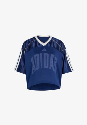 adidas Sportswear, STADIUM MESH - T-shirt print - dark blue