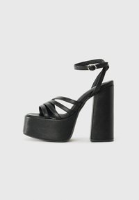 Sandale cu toc - black