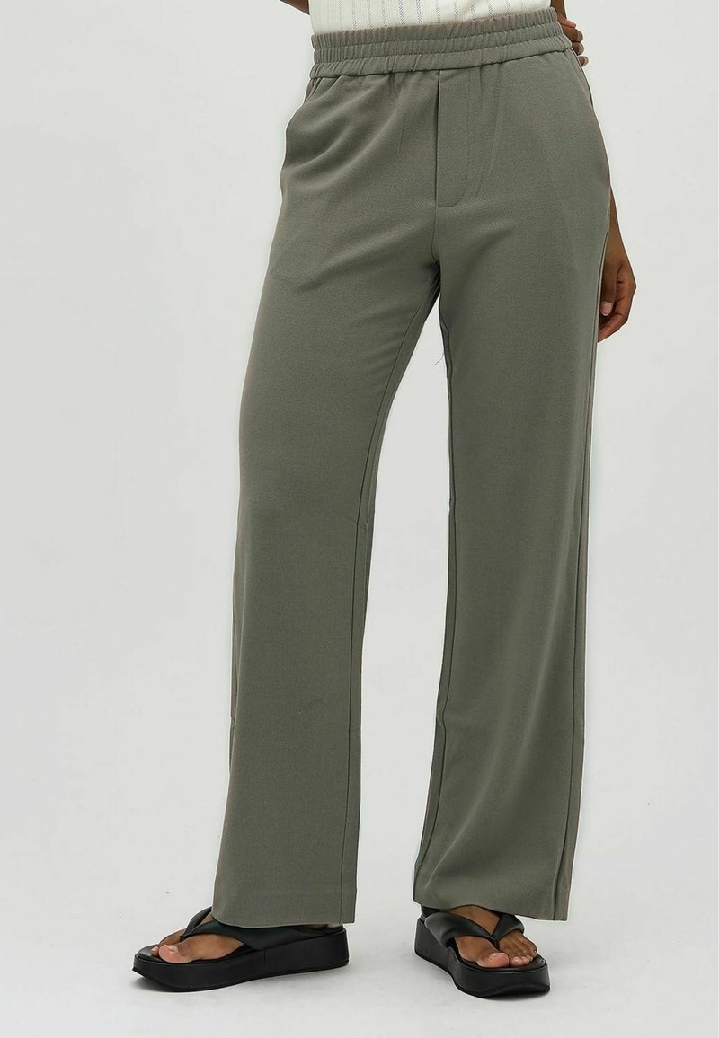 mbyM PHILLIPA - Trousers - dark fallen rock