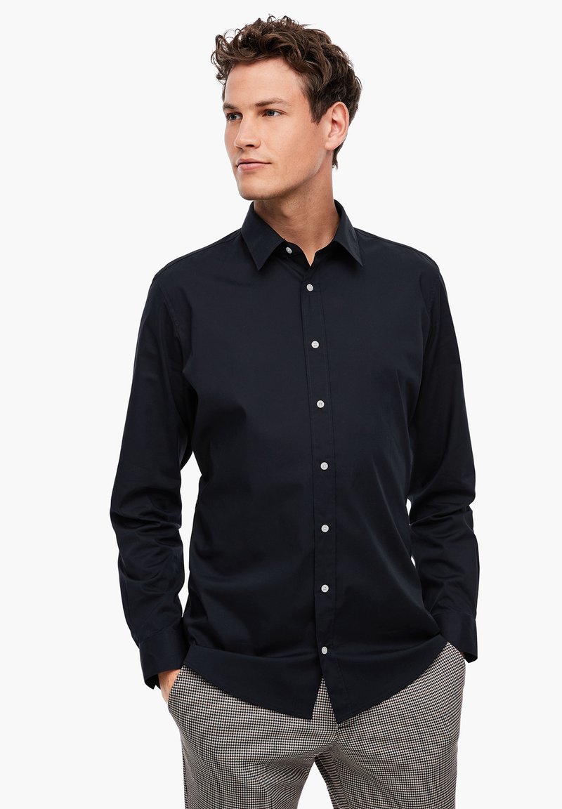 Herren Komplettanzüge | s.Oliver BLACK LABEL Businesshemd dark blue/dunkelblau - XD92762 Herren Komplettanzüge | s.Oliver BLACK LABEL Businesshemd dark blue/dunkelblau - XD92762