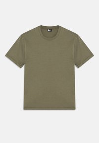 SLIM FIT - Basic póló - khaki