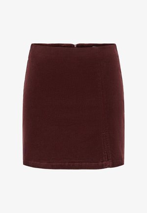 ONLY, SKIRT ONLFLORA SHORT SKIRT - Minirock - rum raisin