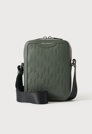 KARL LAGERFELD, K/LOOM CROSSBODY - Чанта за носене през рамо - thyme