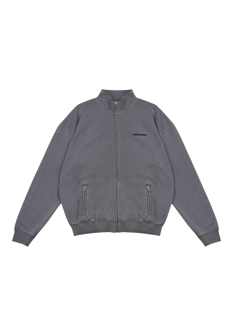 Pegador Sweater met rits lichtgrijs