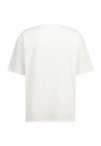 Valkoinen puuvillapaita, lyhyet hihat, normaali istuvuus, yksivärinen, pyöreä kaula-aukko, yksinkertainen muotoilu, ilman näkyviä logoja tai kuvioita.