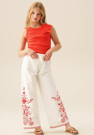 Angel & Rocket, REGULAR FIT - JESS YELLOW FLOWER CORSAGE VEST - Topp - red