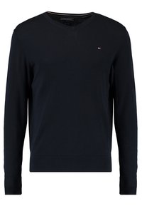 Tommy Hilfiger V-NECK  - Strickpullover - sky captain