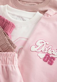 Next 3 PACK REGULAR FIT SET - Nachtwäsche Set - pink slogan