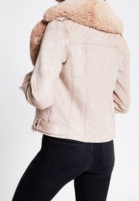 River Island Giacca in similpelle - brown