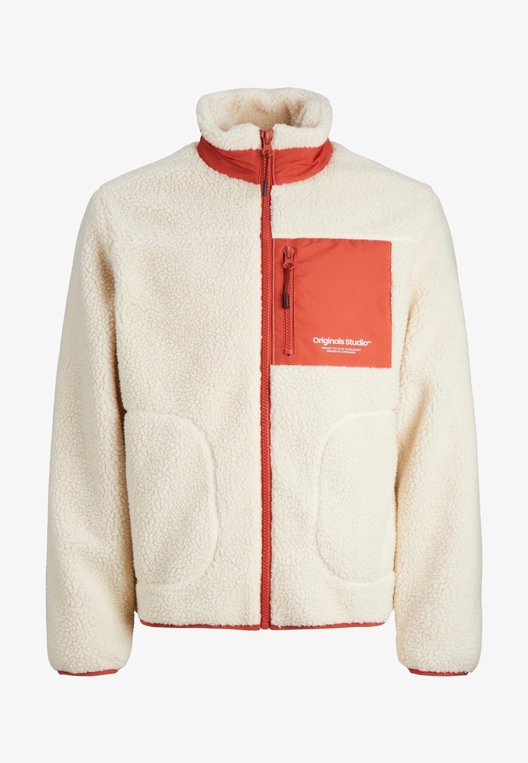 Jack Jones Giacca in pile weiß/bianco