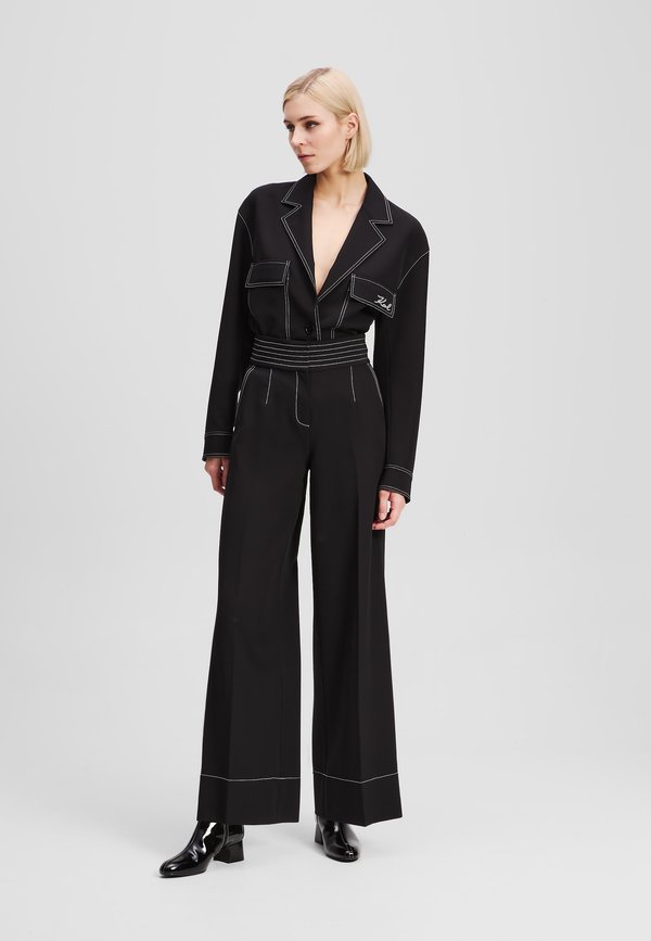 CONTRAST PANTS - Trousers