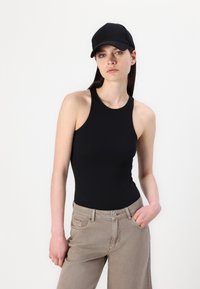 ONLY ONLSILLA LONG - Džinsiniai šortai - taupe gray