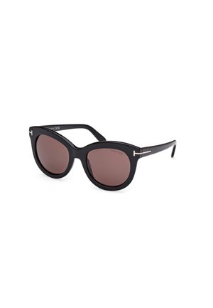 Tom Ford FT1189 ODETTE - Päikeseprillid - shiny black   / brown