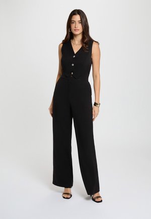Morgan MORGAN MORGAN JUMPSUIT WITH V-NECK - Overal - noir
