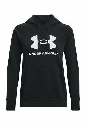 Under Armour RIVAL FLEECE BIG LOGO - Mikina s kapucí - black