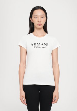 Print T-shirt - optic white