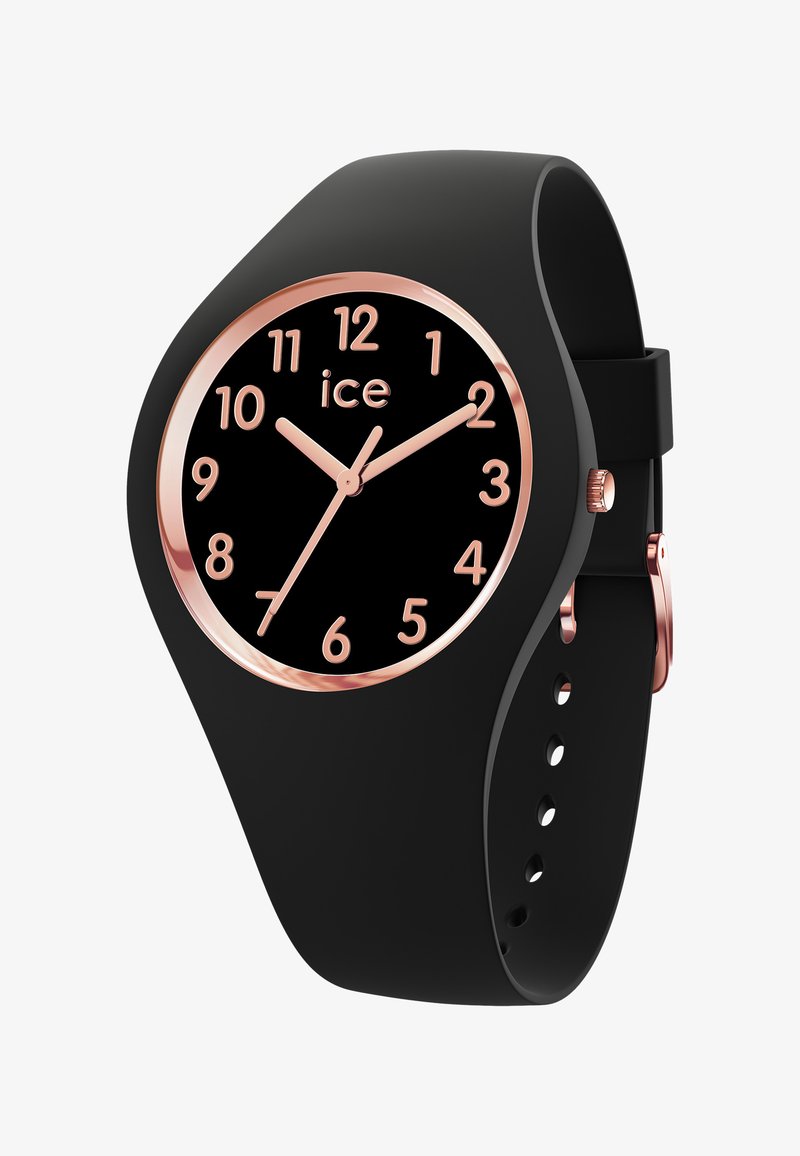 Ice-Watch GLAM - Uhr - black rose gold numbers s