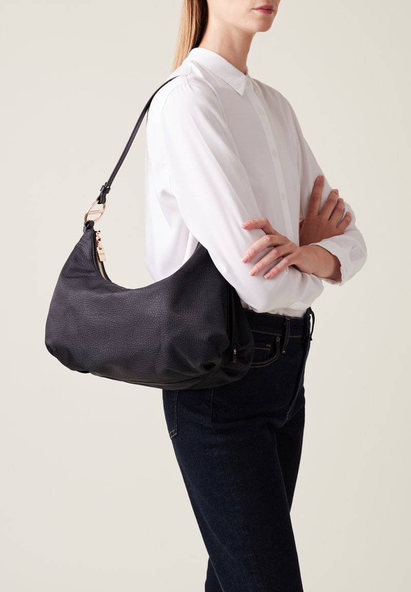 Borbonese BOND - Borsa a mano - dark black