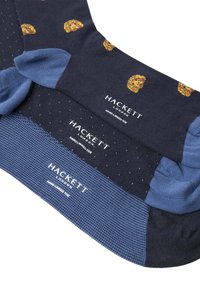 Hackett London HARRY ALLOVER 3 PACK - Ponožky - ink blue