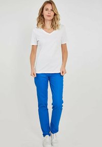 Armor lux COL V - LÉGER - T-shirt imprimé - blanc